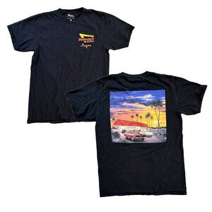 In-N-Out Retro Tee Size Medium Black Vintage Retro